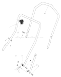 Handle Assembly Diagram and Parts List for 20570 5000001-5999999 - 1985 Toro Lawn Mower