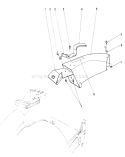 Side Discharge Diagram and Parts List for 20570 5000001-5999999 - 1985 Toro Lawn Mower