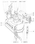 Page J Diagram and Parts List for 19271 2000001-2999999 - 1972 Toro Lawn Mower