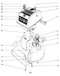 Page C Diagram and Parts List for 19271 2000001-2999999 - 1972 Toro Lawn Mower
