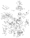 Page E Diagram and Parts List for 19271 2000001-2999999 - 1972 Toro Lawn Mower