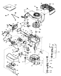 Engine Diagram and Parts List for 20574 3000001-3999999 - 1983 Toro Lawn Mower