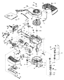 Engine Diagram and Parts List for 20574 7000001-7999999 - 1987 Toro Lawn Mower