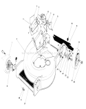 Housing Assembly Diagram and Parts List for 20574 7000001-7999999 - 1987 Toro Lawn Mower