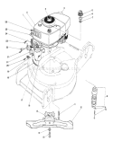 Engine Assembly Diagram and Parts List for 20574 8000001-8999999 - 1988 Toro Lawn Mower