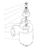 Starter Assembly Diagram and Parts List for 20574 8000001-8999999 - 1988 Toro Lawn Mower