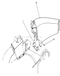 Side Discharge Kit Diagram and Parts List for 20574 9000001-9999999 - 1989 Toro Lawn Mower