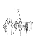 Rewind Starter Diagram and Parts List for 20575 8000001-8007500 - 1978 Toro Lawn Mower