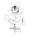 Engine Assembly Diagram and Parts List for 20575 8000001-8007500 - 1978 Toro Lawn Mower