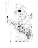 Front Wheel And Pivot Arm Assembly Diagram and Parts List for 20575 8000001-8007500 - 1978 Toro Lawn Mower