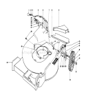 Housing Assembly Diagram and Parts List for 20575 8000001-8007500 - 1978 Toro Lawn Mower