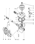 Gear Case Assembly Diagram and Parts List for 20575 8007501-8999999 - 1978 Toro Lawn Mower