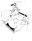 Housing Assembly Diagram and Parts List for 20576 3000001-3999999 - 1983 Toro Lawn Mower