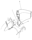 Side Discharge Kit Diagram and Parts List for 20577 4000001-4999999 - 1984 Toro Lawn Mower