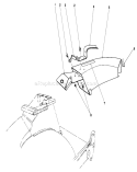 Side Discharge Kit Diagram and Parts List for 20581 3000001-3999999 - 1983 Toro Lawn Mower