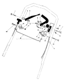 Control Assembly Diagram and Parts List for 20581 4000001-4999999 - 1984 Toro Lawn Mower