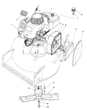 Engine Assembly Diagram and Parts List for 20581 4000001-4999999 - 1984 Toro Lawn Mower