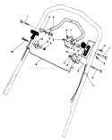 Control Assembly Diagram and Parts List for 20581 5000001-5999999 - 1985 Toro Lawn Mower