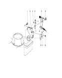 Brake Assembly Diagram and Parts List for 20581 7000001-7999999 - 1987 Toro Lawn Mower