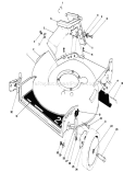 Housing Assembly Diagram and Parts List for 20581 7000001-7999999 - 1987 Toro Lawn Mower