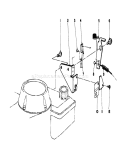 Brake Assembly Diagram and Parts List for 20581 8000001-8999999 - 1988 Toro Lawn Mower
