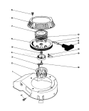Recoil Assembly Diagram and Parts List for 20581 8000001-8999999 - 1988 Toro Lawn Mower