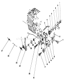 Governor Assembly Diagram and Parts List for 20582C 6000001-6999999 - 1986 Toro Lawn Mower