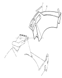 Side Discharge Chute Diagram and Parts List for 20584C 9000001-9999999 - 1989 Toro Lawn Mower