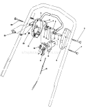 Control Assembly Diagram and Parts List for 20584C 9000001-9999999 - 1989 Toro Lawn Mower