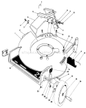 Housing Assembly Diagram and Parts List for 20584 4000001-4999999 - 1984 Toro Lawn Mower
