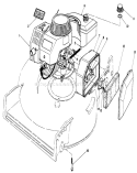 Engine Assembly Diagram and Parts List for 20584 4000001-4999999 - 1984 Toro Lawn Mower
