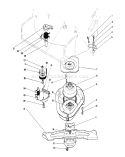Blade Brake Clutch Assembly Diagram and Parts List for 20584 7000001-7999999 - 1987 Toro Lawn Mower