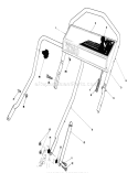 Part Location Diagram of 46-6442 Toro Control Cable Cover