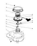Recoil Assembly Diagram and Parts List for 20584 7000001-7999999 - 1987 Toro Lawn Mower