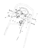 Control Assembly Diagram and Parts List for 20584 8000001-8999999 - 1988 Toro Lawn Mower