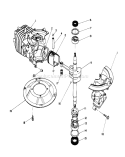 Crankshaft Assembly Diagram and Parts List for 20584 8000001-8999999 - 1988 Toro Lawn Mower