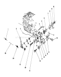 Governor Assembly Diagram and Parts List for 20584 8000001-8999999 - 1988 Toro Lawn Mower