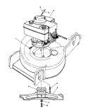 Engine Assembly Diagram and Parts List for 20586C 9000001-9999999 - 1989 Toro Lawn Mower