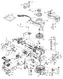 Engine Diagram and Parts List for 20586 5000001-5999999 - 1985 Toro Lawn Mower
