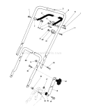 Handle Assembly Diagram and Parts List for 20586 7000001-7999999 - 1987 Toro Lawn Mower