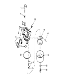 Carburetor Diagram and Parts List for 20586 8000001-8999999 - 1988 Toro Lawn Mower