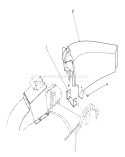 Side Discharge Chute Diagram and Parts List for 20586 8000001-8999999 - 1988 Toro Lawn Mower