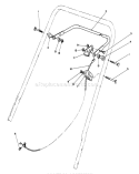 Control Assembly Diagram and Parts List for 20588C 8000001-8999999 - 1988 Toro Lawn Mower
