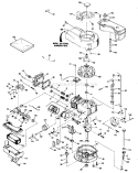 Engine Diagram and Parts List for 20588C 8000001-8999999 - 1988 Toro Lawn Mower