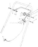 Control Assembly Diagram and Parts List for 20588 6000001-6999999 - 1986 Toro Lawn Mower
