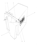 Grass Bag Assembly Diagram and Parts List for 20588 7000001-7999999 - 1987 Toro Lawn Mower