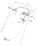 Control Assembly Diagram and Parts List for 20588 8000001-8999999 - 1988 Toro Lawn Mower