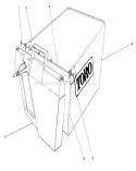 Grass Bag Assembly Diagram and Parts List for 20588 8000001-8999999 - 1988 Toro Lawn Mower