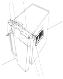 Grass Bag Assembly Diagram and Parts List for 20610C 5000001-5999999 - 1985 Toro Lawn Mower