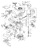 Engine Diagram and Parts List for 20610 1000001-1999999 - 1981 Toro Lawn Mower